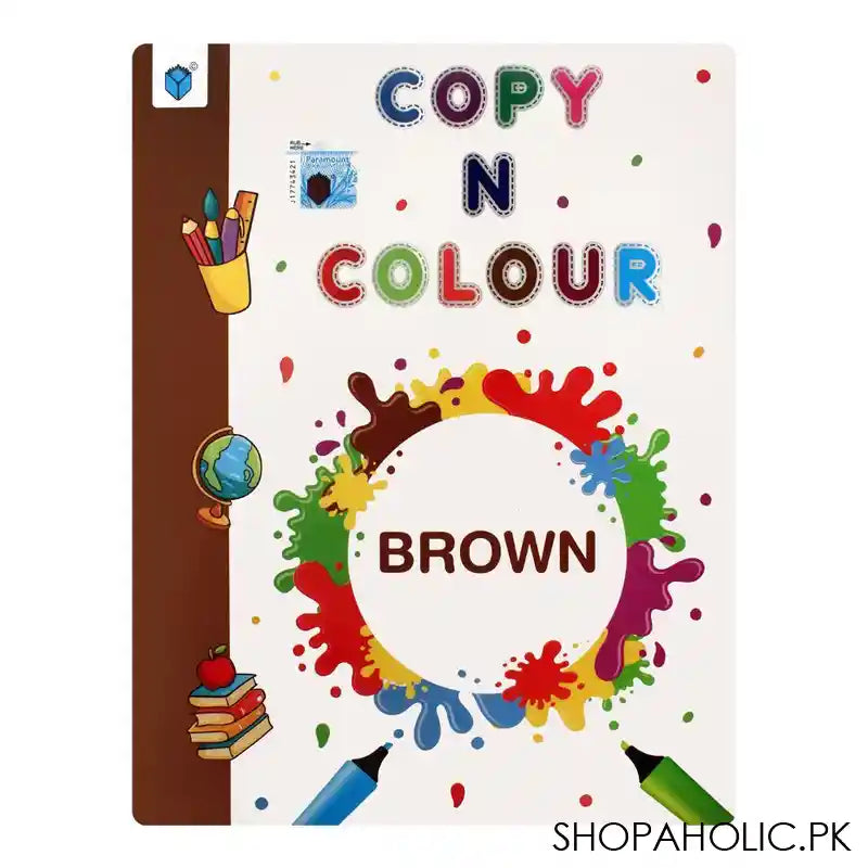 Copy N Colour (Brown) Book - Main Image