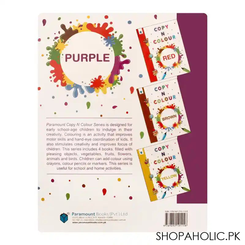 Copy N Colour (Purple) Book - Image 2