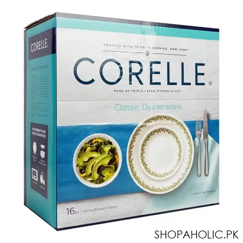 corelle classic dinnerware set, spring blossom 16 pack, 16s spg ph image2