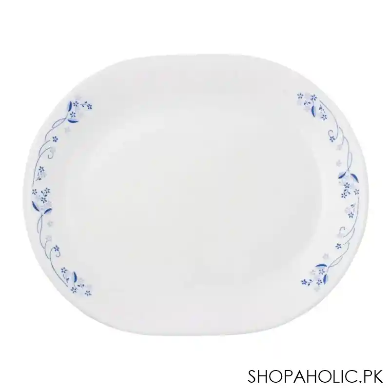 corelle livingware provincial blue serving platter, 12.25 inches, 6021578 image2