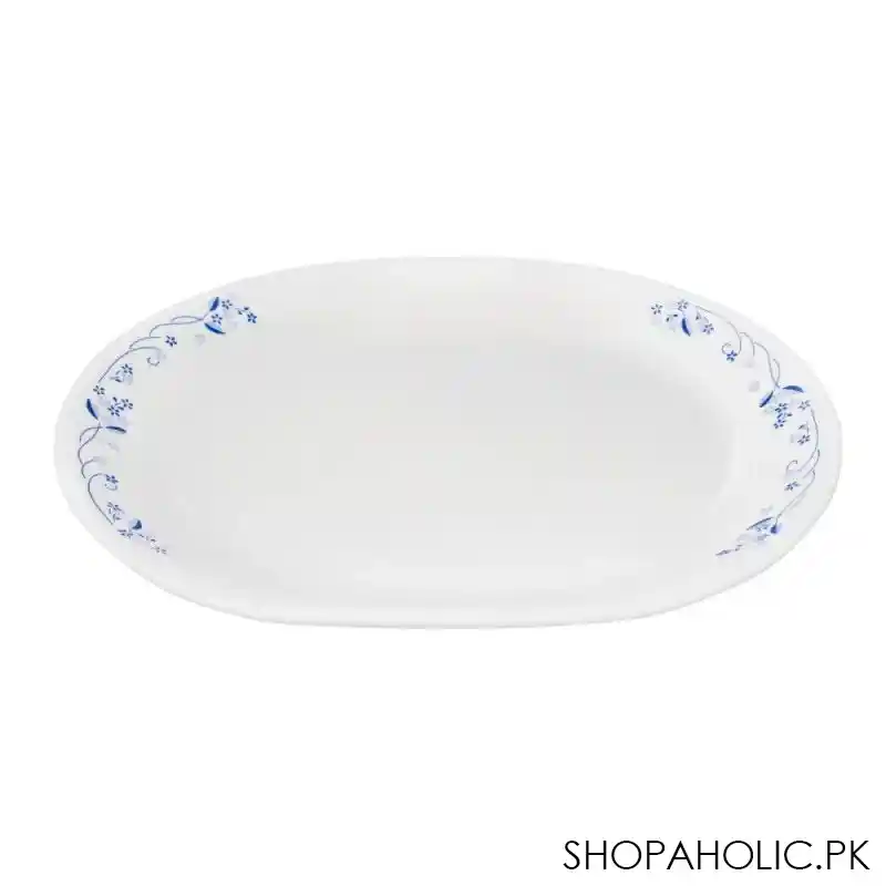 corelle livingware provincial blue serving platter, 12.25 inches, 6021578 main image