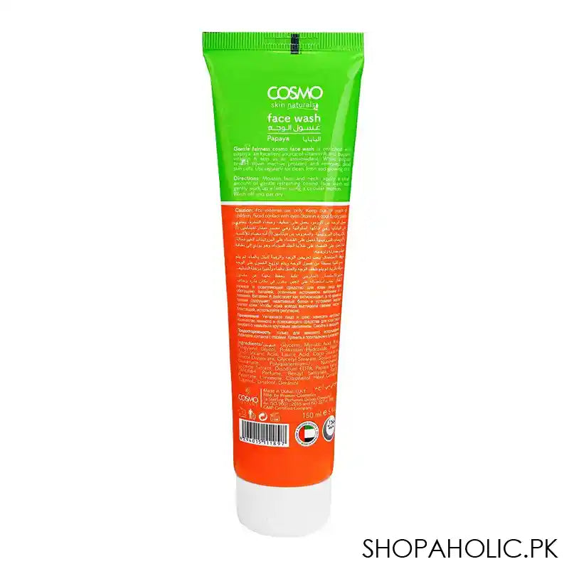 Cosmo Beauty Treat Fairness Papaya Face Wash, 150ml - Image 4