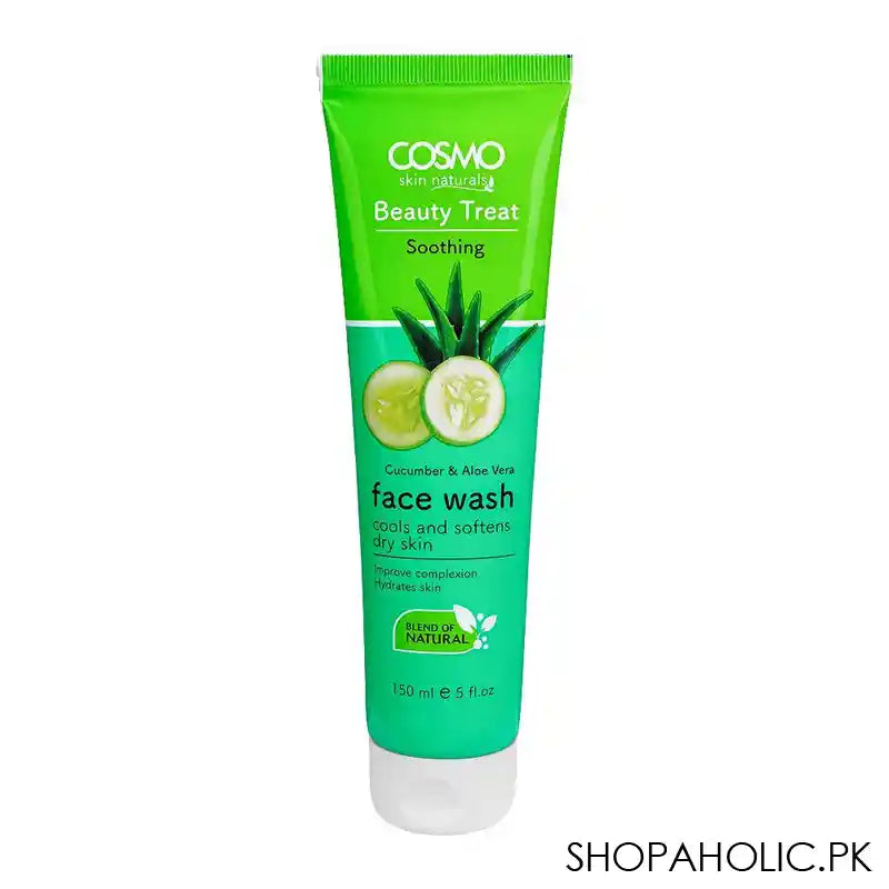 Cosmo Beauty Cucumber & Aloe Vera Face Wash, 150ml - Main Image