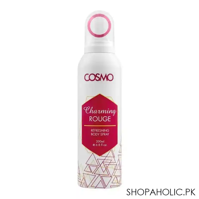 cosmo charming rouge refreshing body spray, 200ml main image