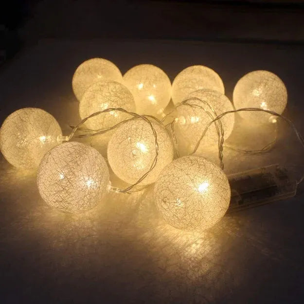 cotton ball string light image2