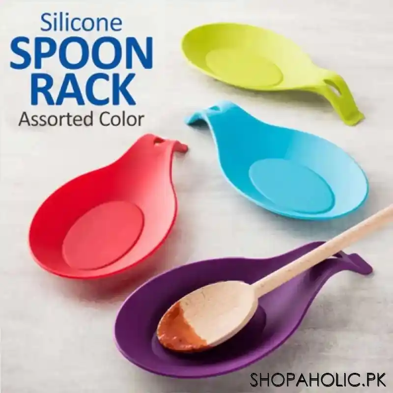 counter top silicone spoon holder main image