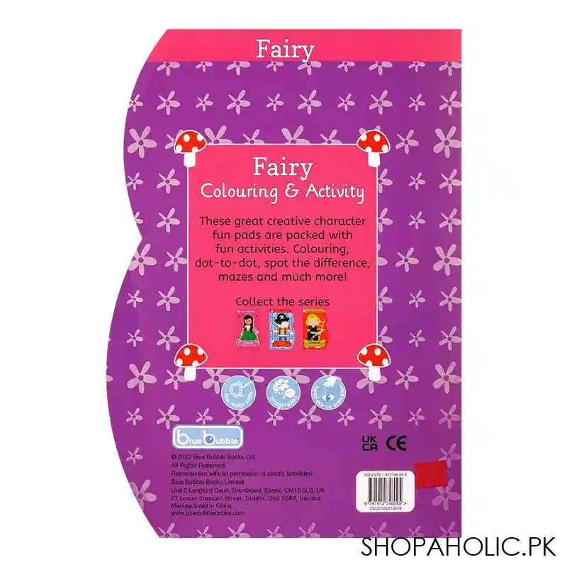 Creative Character Fun Fairy Colouring & Activity, Book - Image 2