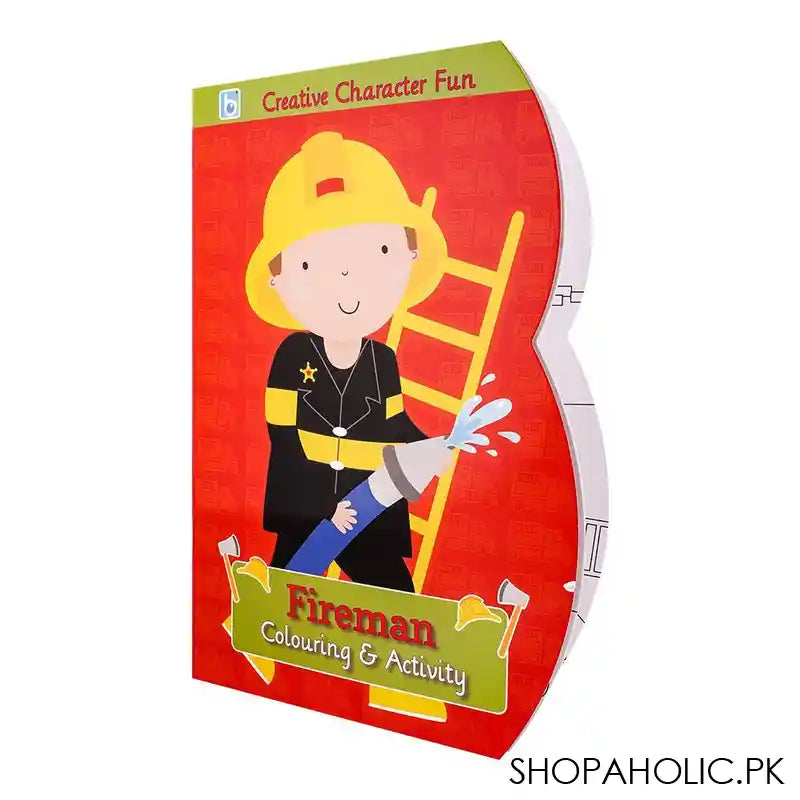 Creative Character Fun Fireman Colouring & Activity, Book - Main Image