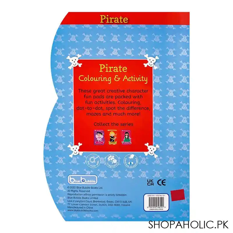 Creative Character Fun Pirate Colouring & Activity, Book - Image 2