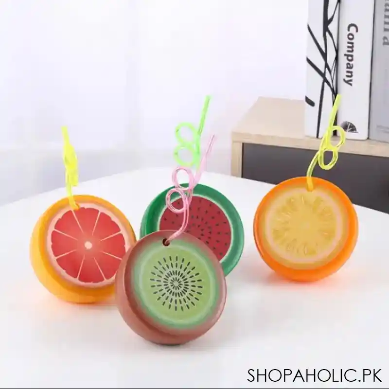 creative fruit cup with straw image2