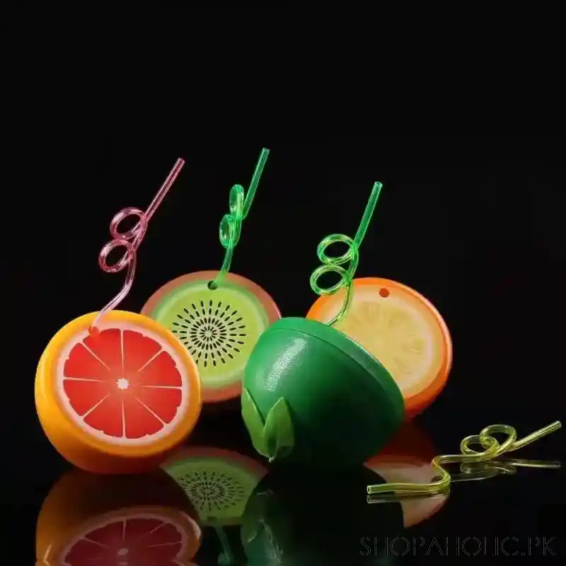 creative fruit cup with straw image4