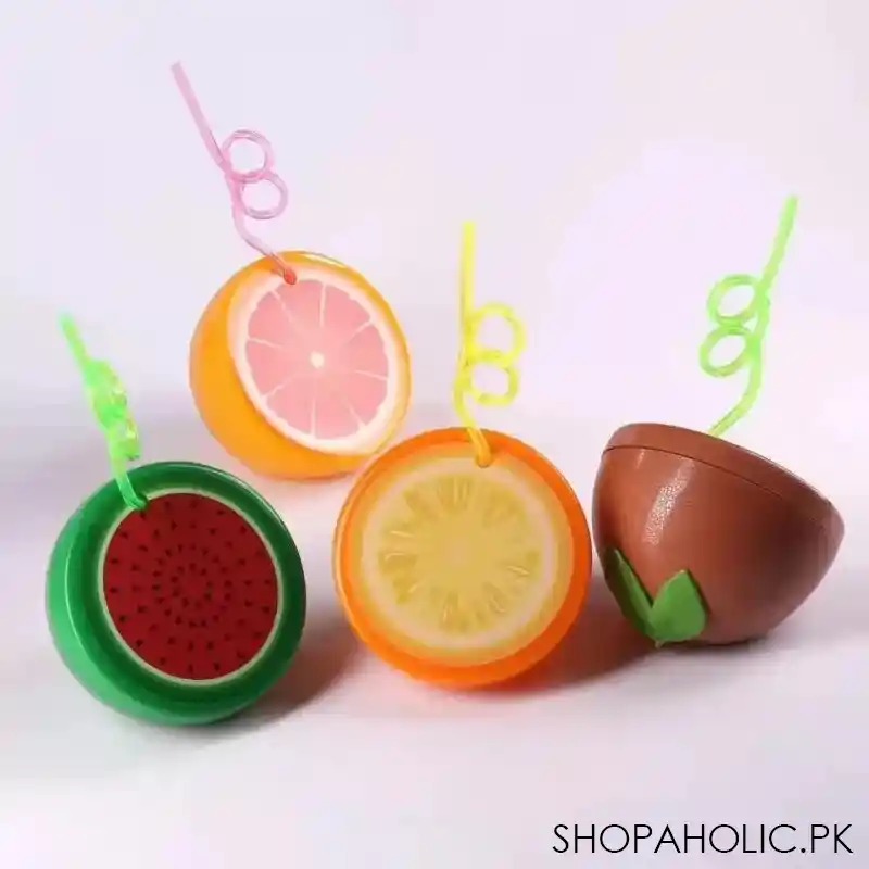 creative fruit cup with straw image5