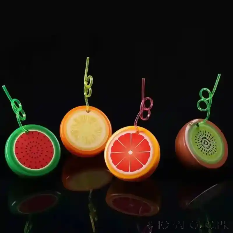 creative fruit cup with straw main image