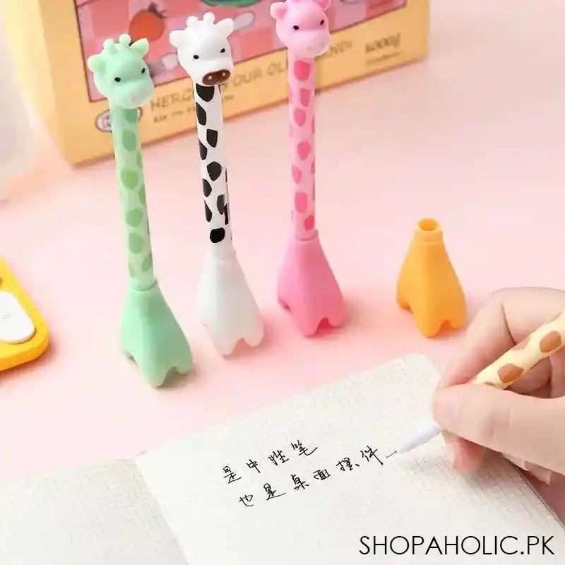 creative giraffe gel pen main image