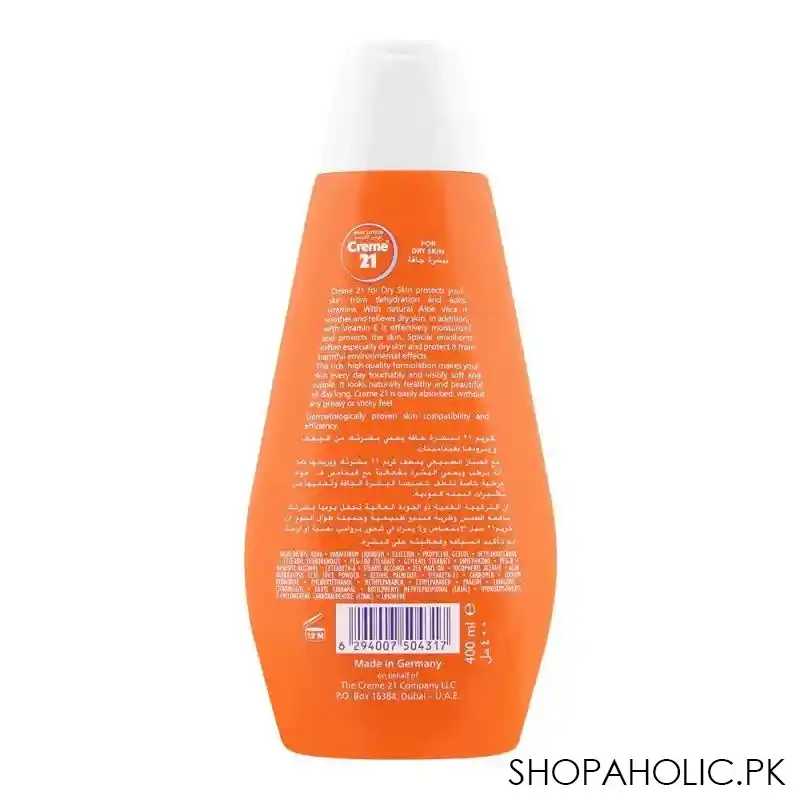 creme 21 dry skin lotion, 400ml image2