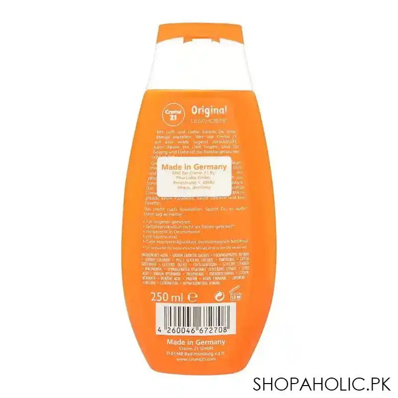 creme 21 original shower cream, 250ml image2