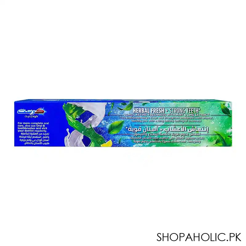 Crest Complete Herbal Fresh+Strong Teeth Toothpaste, 100ml - Image 4