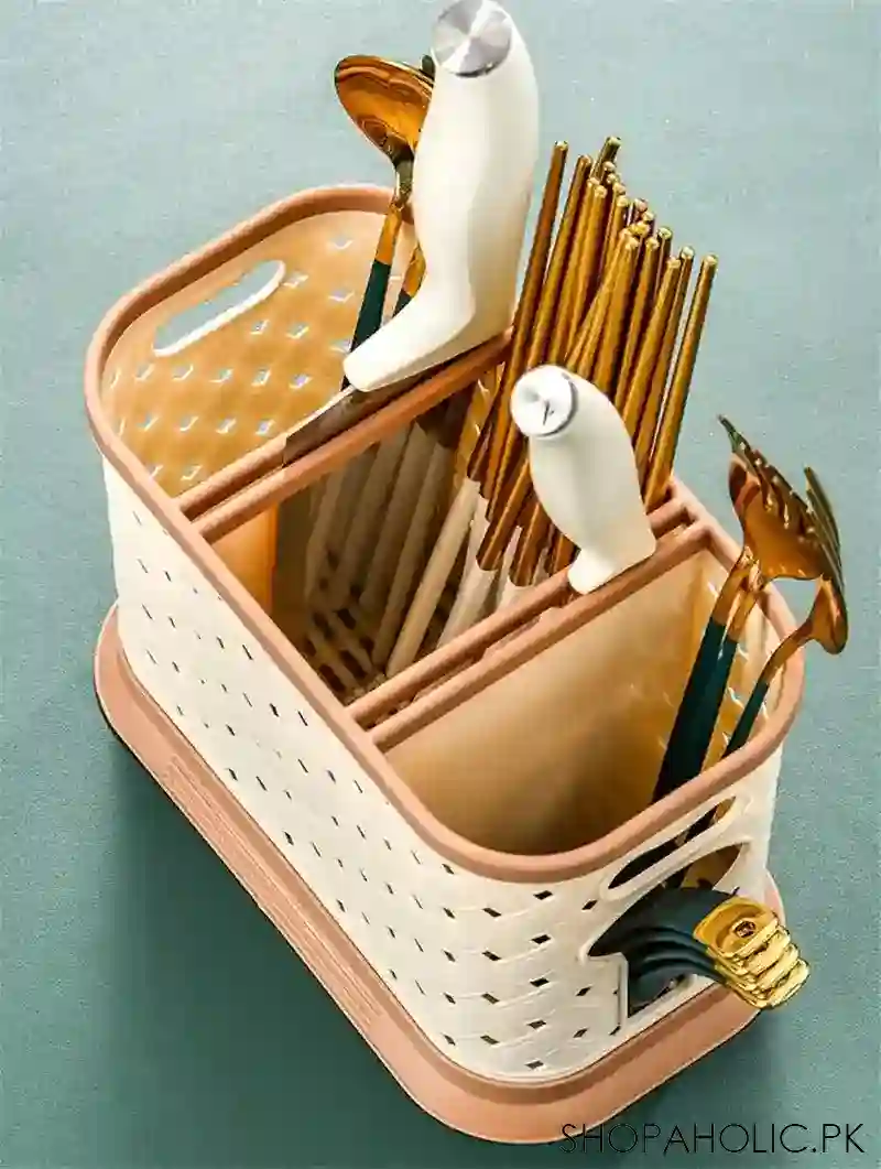 criss cross 3 partition cutlery holder image4