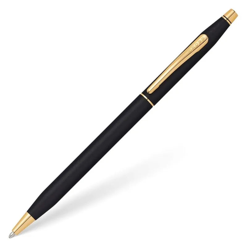 cross classic black ballpoint pen, with black medium tip, 2502 main image