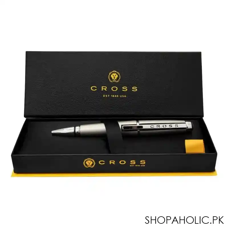 cross edge sonic titanium gel rollerball pen, with black gel tip, at0555 5 image4