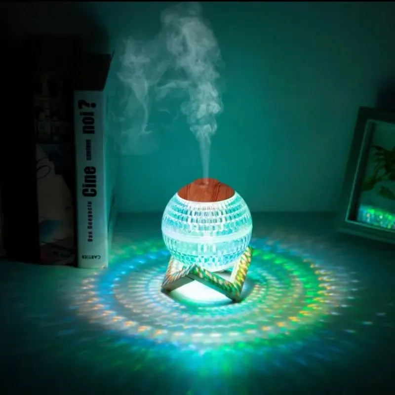 crystal ball air humidifier with colorful led light image4