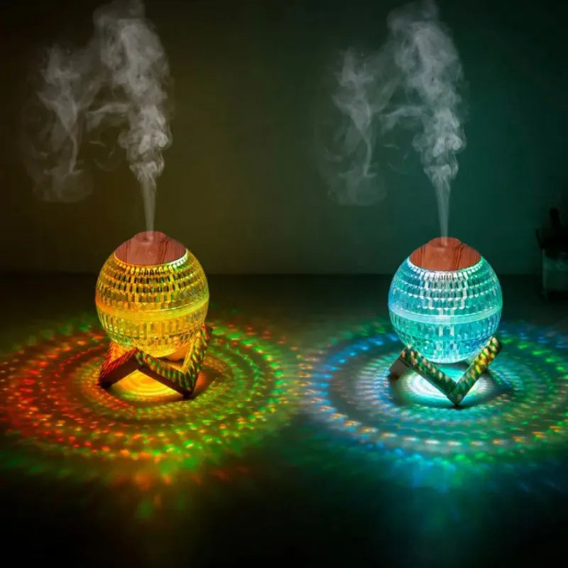 crystal ball air humidifier with colorful led light main image