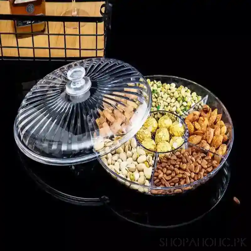 crystal dried fruit tray grid with cover image2