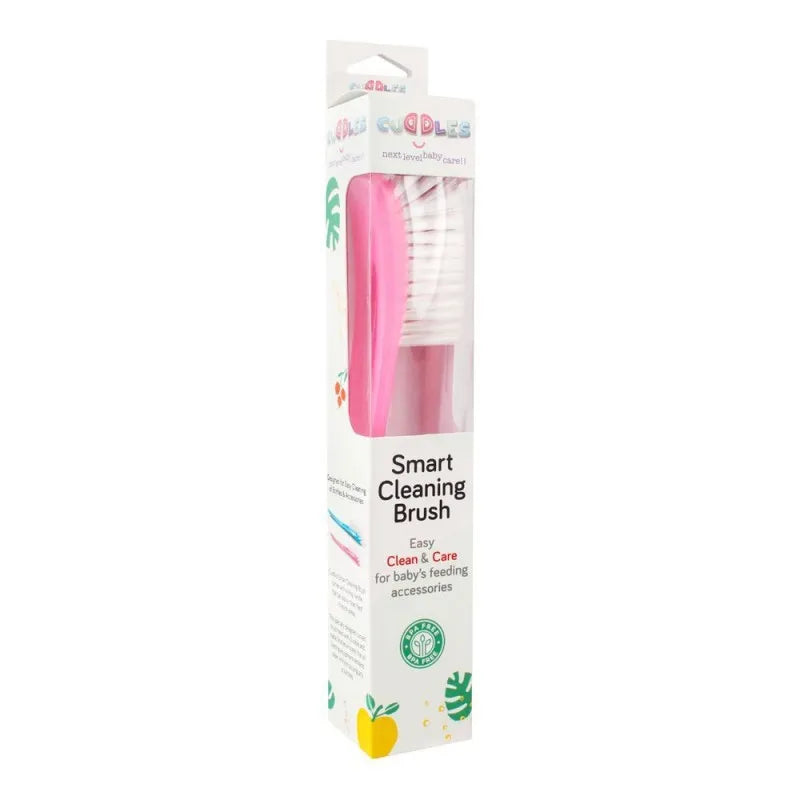 cuddles smart baby feeding cleaning brush, pink image2