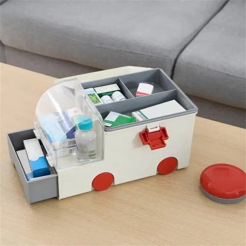 cute ambulance medicine box main image