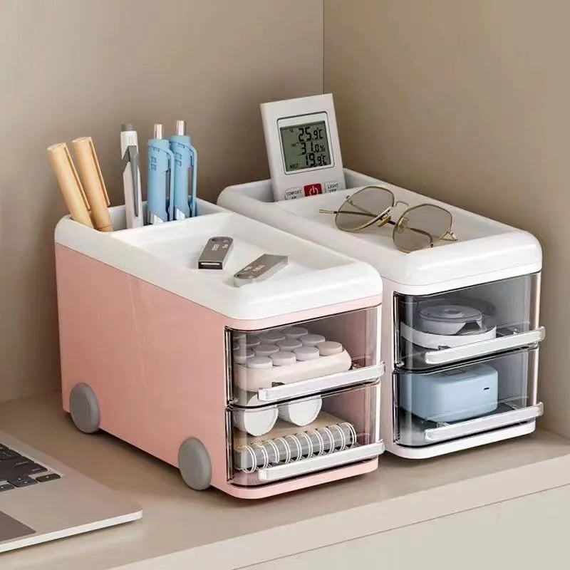 cute bus style desktop organizer image2