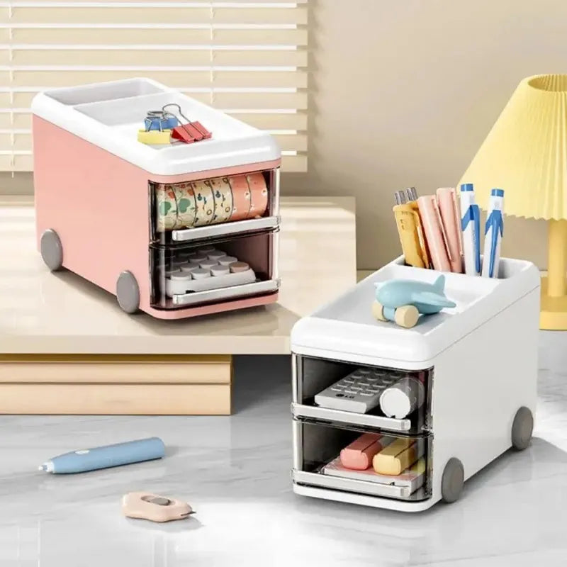 cute bus style desktop organizer image4