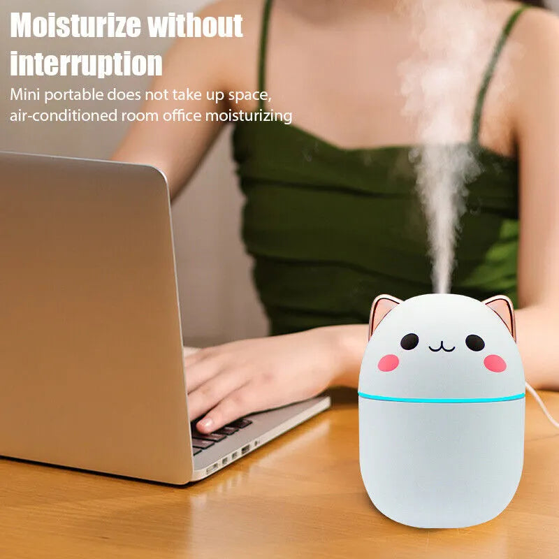 cute catty portable humidifier 200ml image3