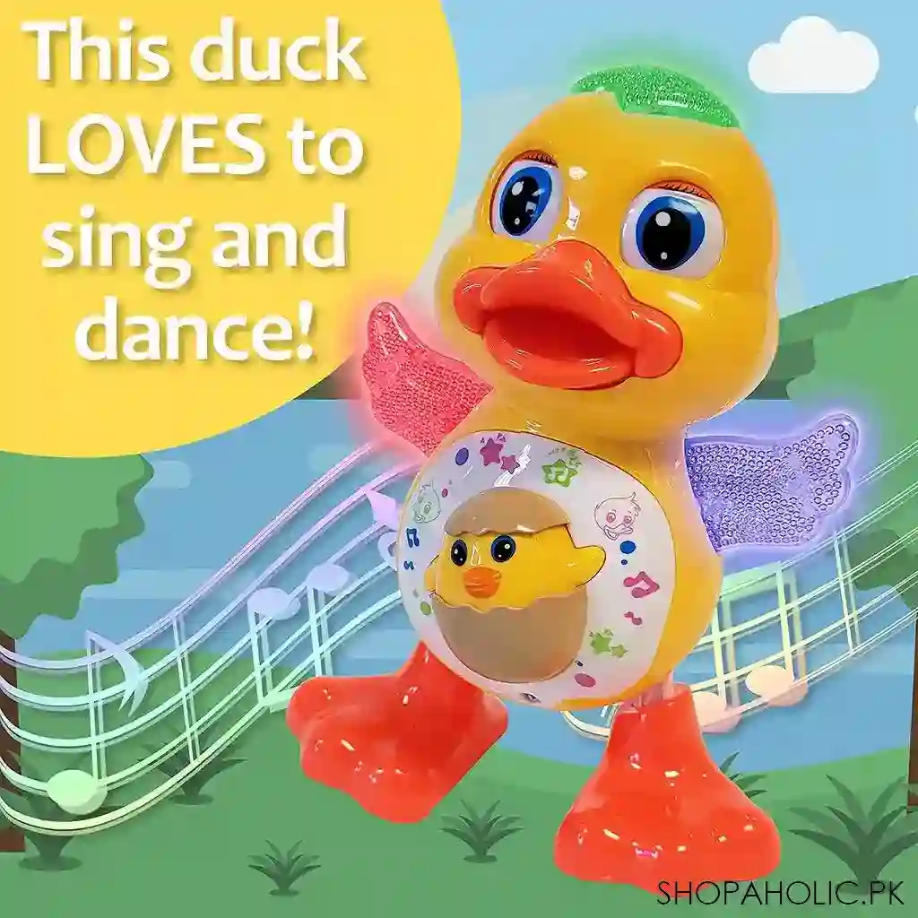 cute dancing duck main image