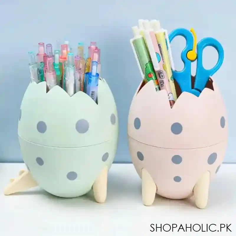 cute dinosaur egg detachable pen holder main image