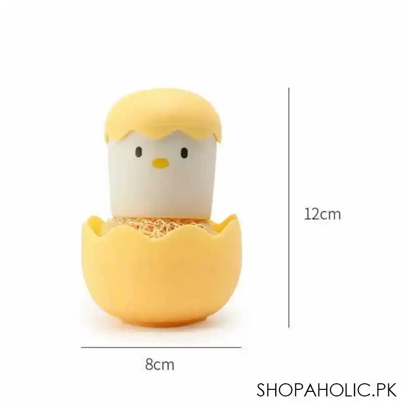 cute eggshell kitchen cleaning brush image5