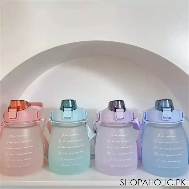 cute large capacity water bottle, 1500ml image2