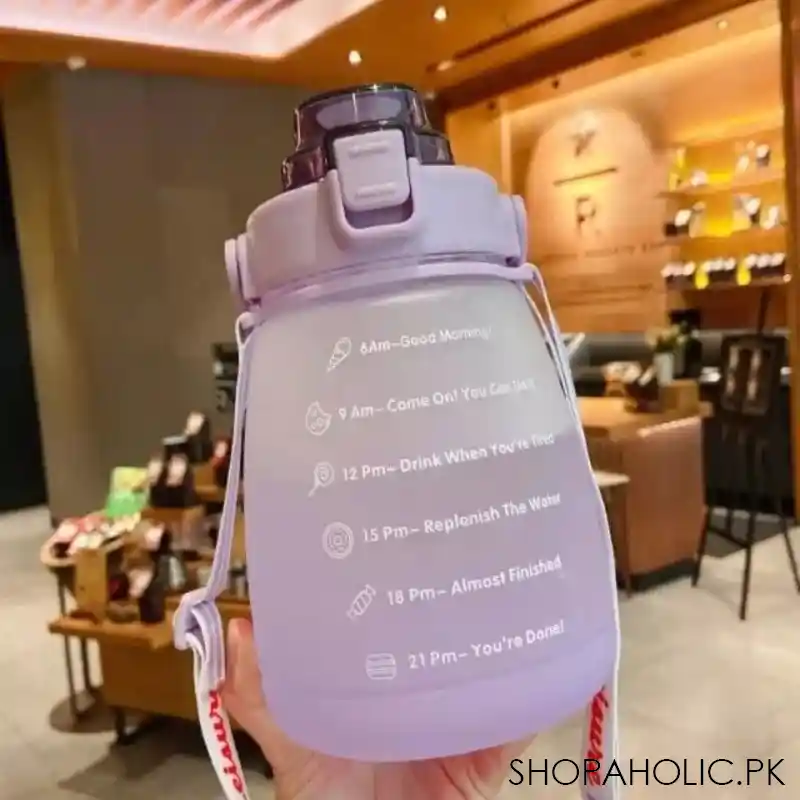 cute large capacity water bottle, 1500ml image3