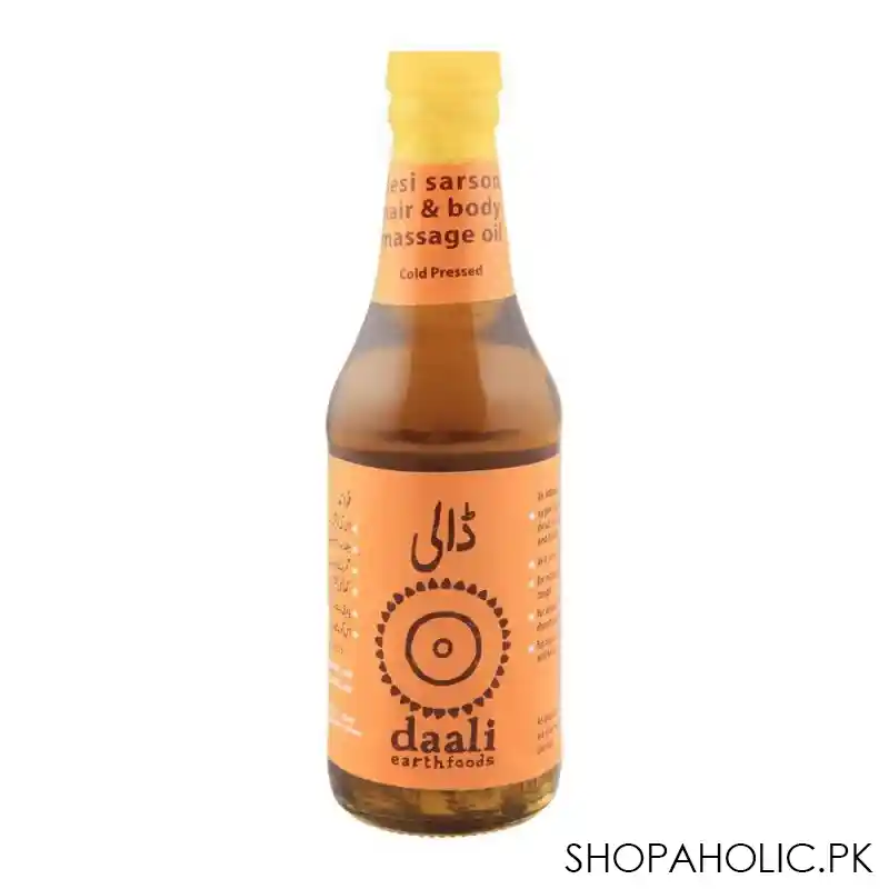 daali desi sarson oil, cold pressed, 250ml main image