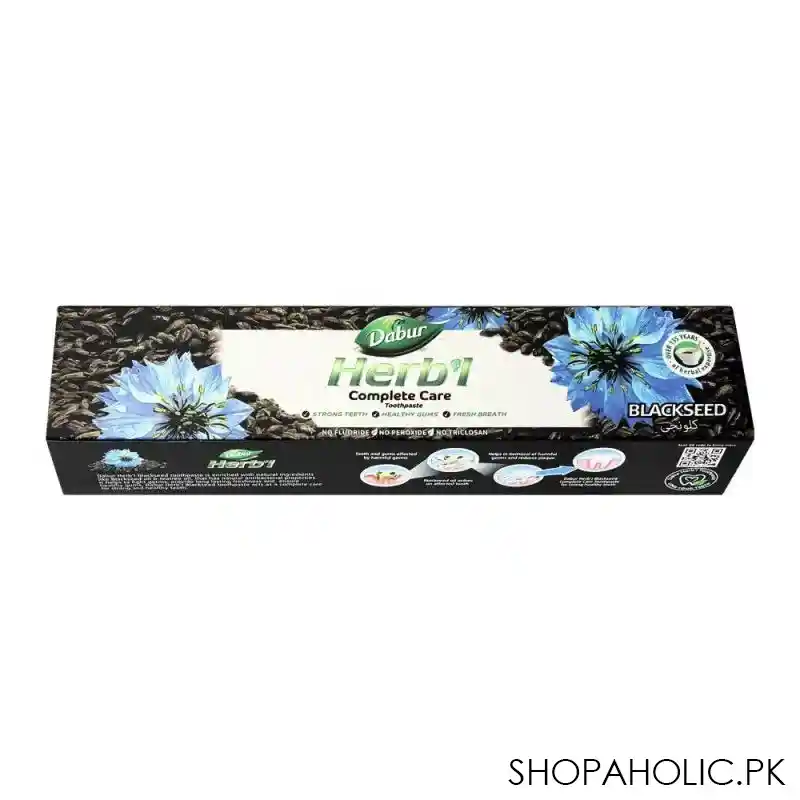 dabur herbal blackseed complete care toothpaste, 200g main image