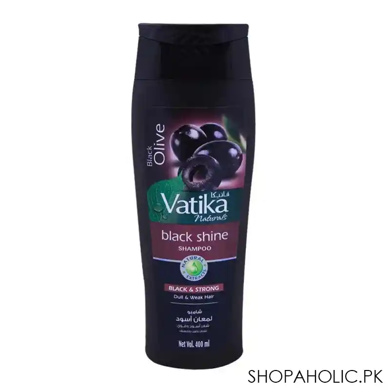 dabur vatika black olive black shine shampoo 400ml main image