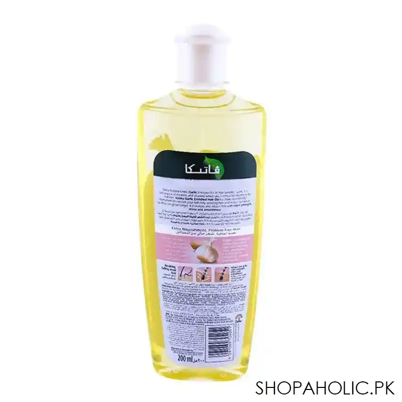 dabur vatika garlic enriched hair oil, 200ml image2