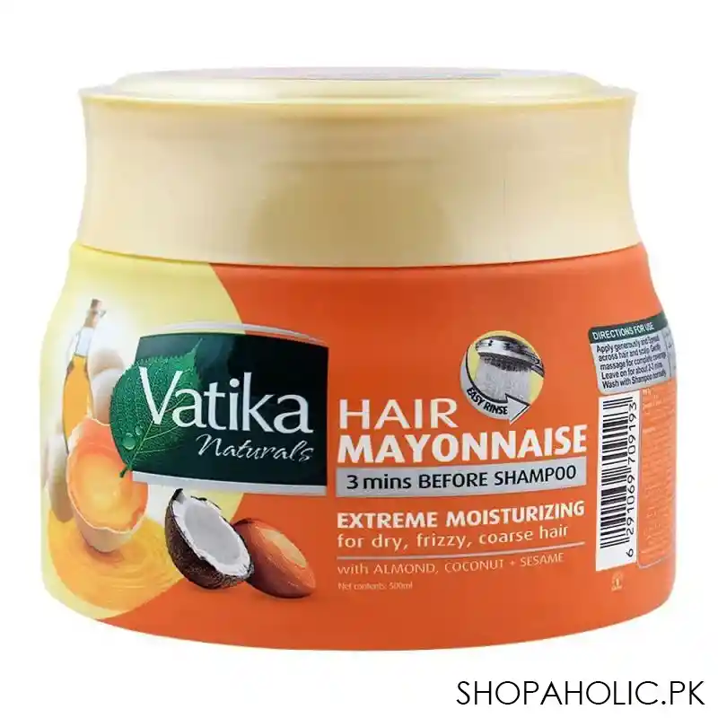 dabur vatika hair mayonnaise extreme moisturizing treatment, 500ml main image