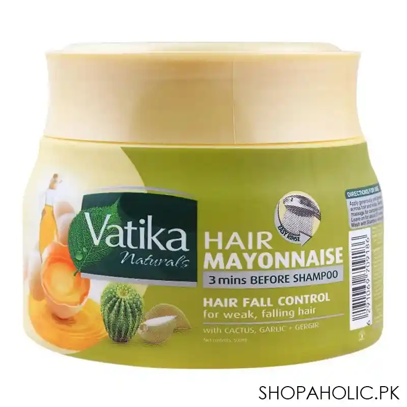 dabur vatika hair mayonnaise hairfall control treatment, 500ml main image