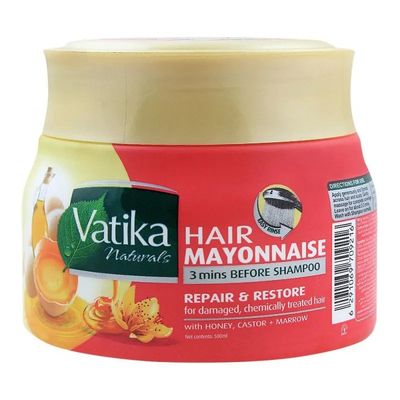 dabur vatika hair mayonnaise repair & restore treatment, 500ml main image