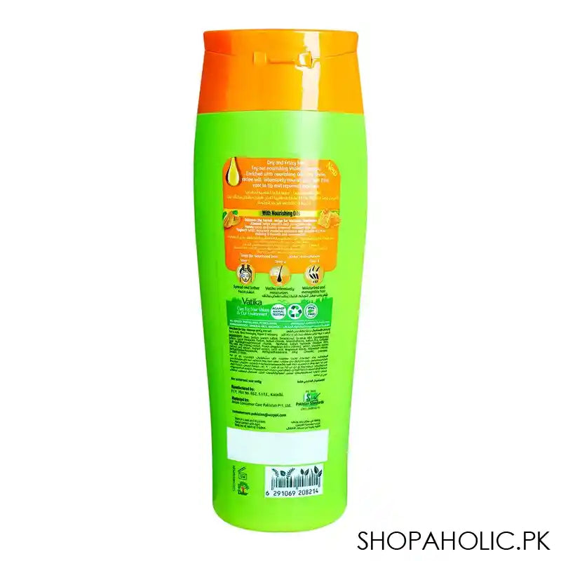 Dabur Vatika Naturals Almond & Honey Moisture Treatment Shampoo, For Dry & Frizzy Hair, 360ml - Image 3