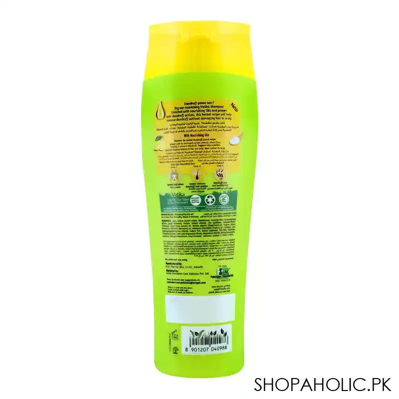 Dabur Vatika Naturals Neem & Lemon Dandruff Guard Shampoo, 185ml - Image 2