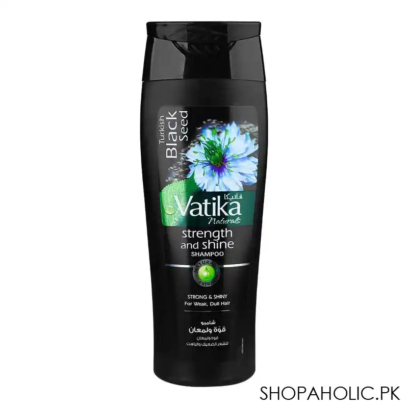 Dabur Vatika Turkish Black Seed Shampoo, For Weak & Dull Hair, 360ml - Main Image