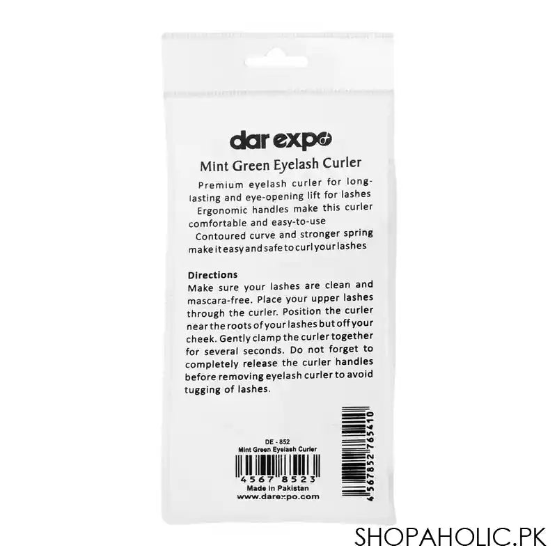 Dar Expo Eyelash Curler, Mint Green - Image 2