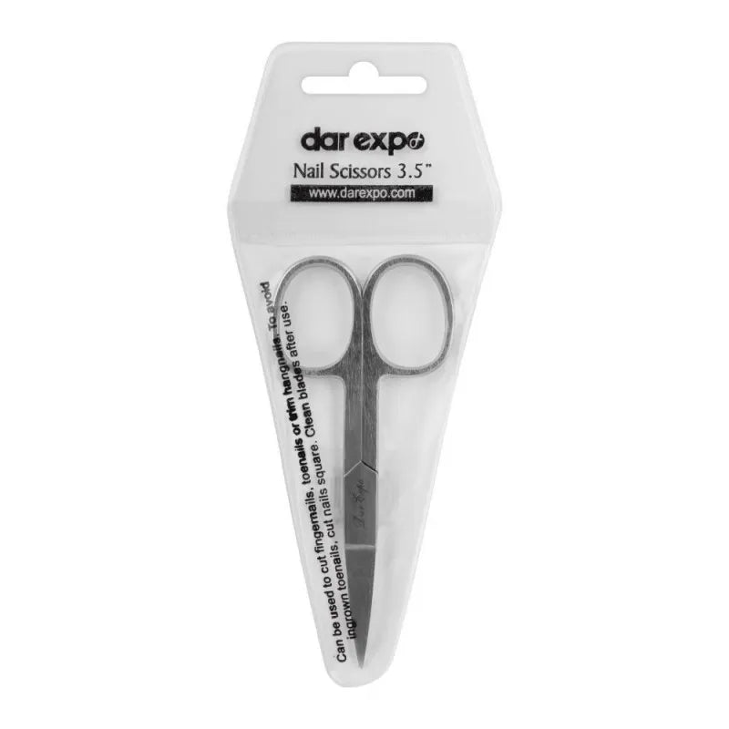 dar expo stainless steel nail scissors, 3.5 inches main image