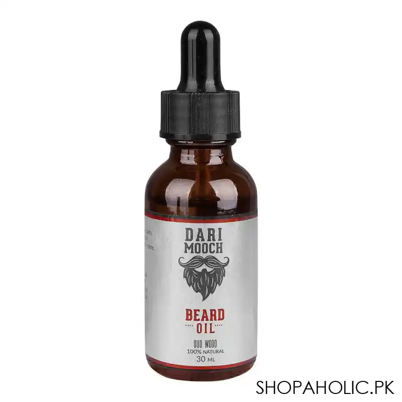 Dari Mooch Oud Wood Beard Oil, 30ml - Image 3